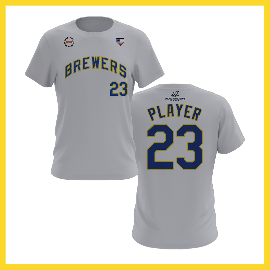 WBYB Spring 2026 Brewers Short Sleeve Shirt