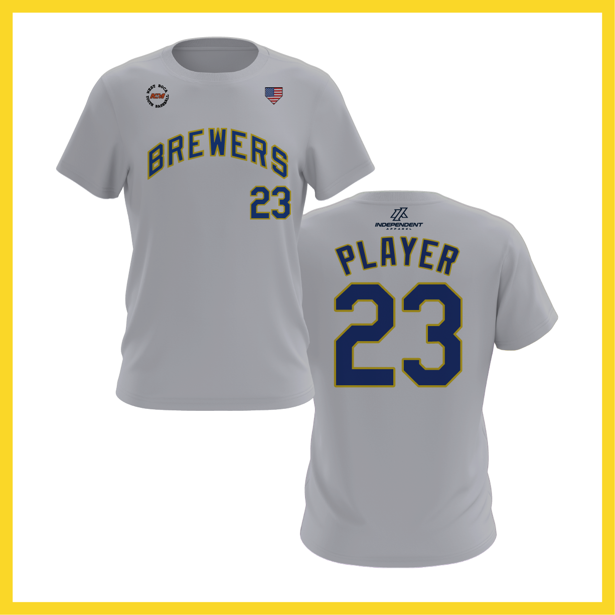 WBYB Spring 2026 Brewers Short Sleeve Shirt