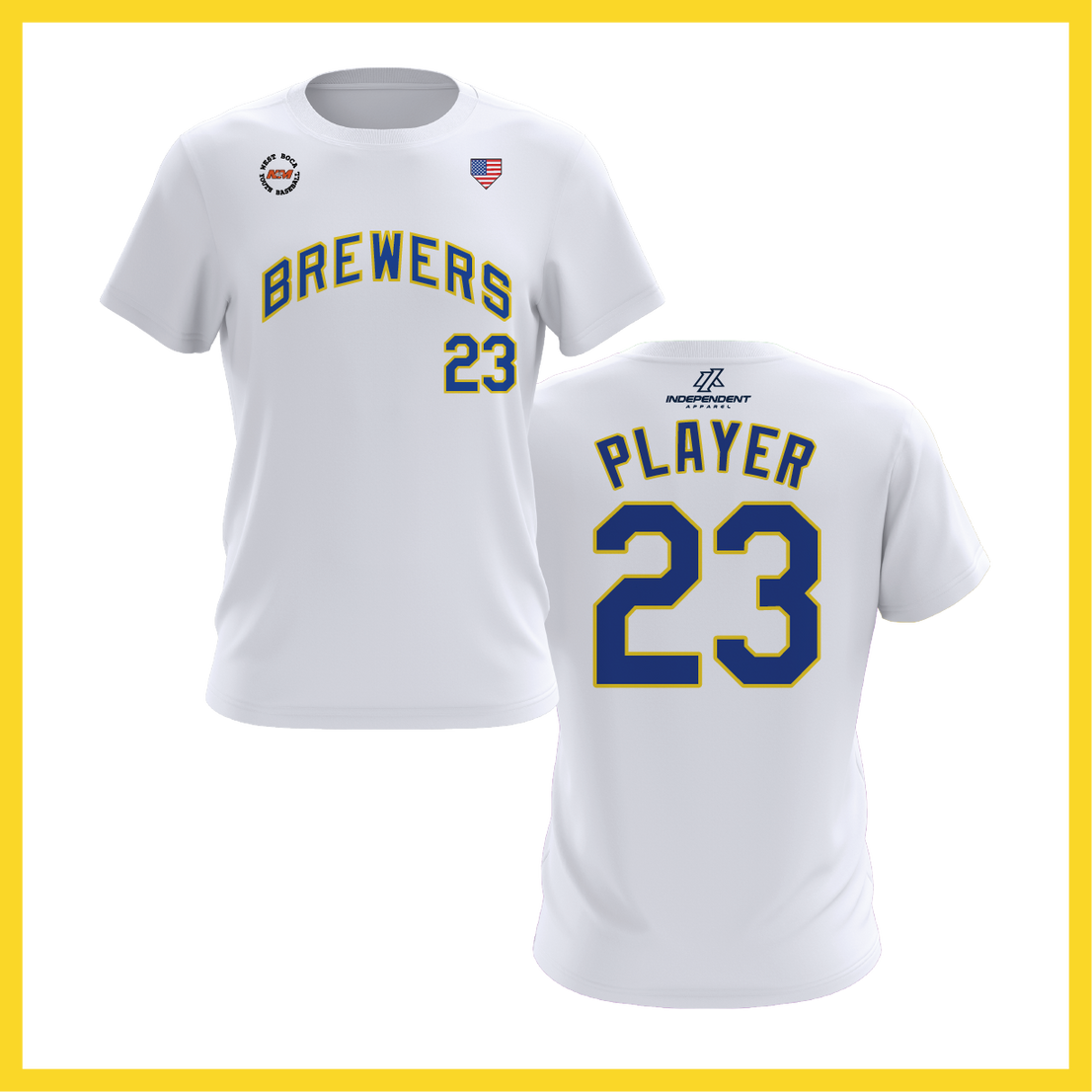 WBYB Spring 2026 Brewers Short Sleeve Shirt