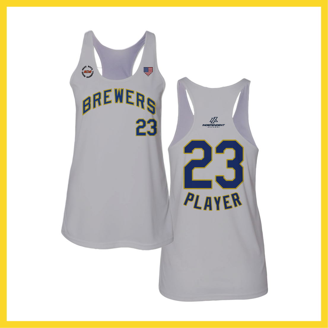 WBYB Spring 2026 Brewers Women's Tank Top