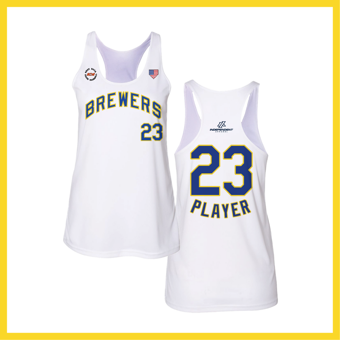 WBYB Spring 2026 Brewers Women's Tank Top
