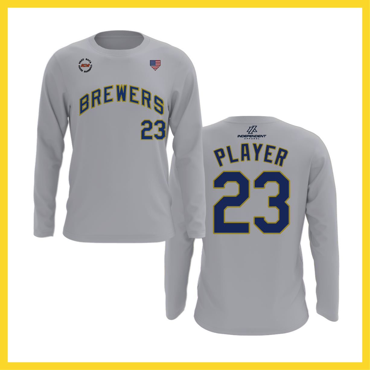 WBYB Spring 2026 Brewers Long Sleeve Shirt