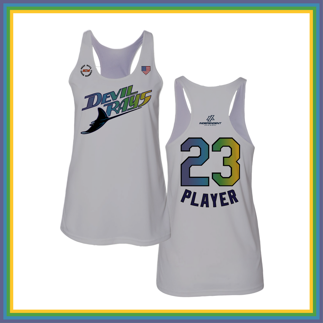 WBYB Spring 2026 Devil Rays Women's Tank Top