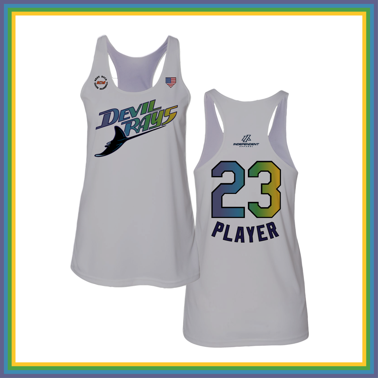 WBYB Spring 2026 Devil Rays Women's Tank Top
