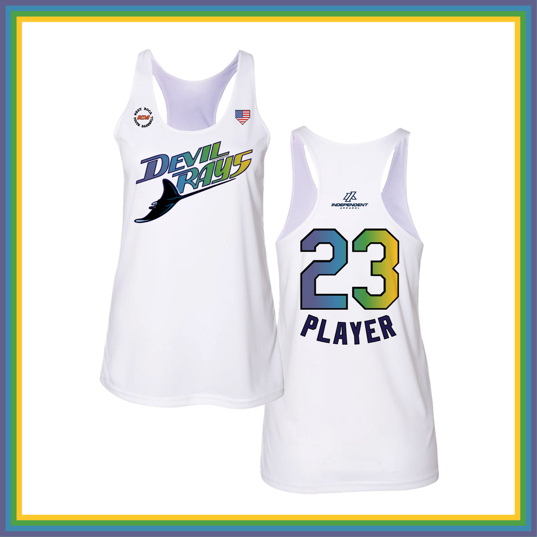 WBYB Spring 2026 Devil Rays Women's Tank Top