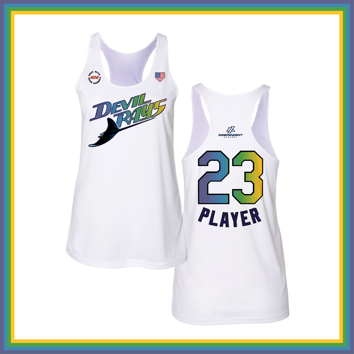 WBYB Spring 2026 Devil Rays Women's Tank Top