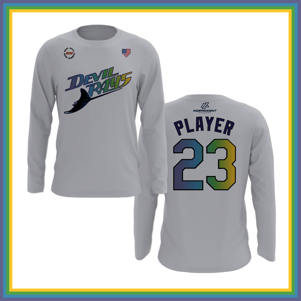 WBYB Spring 2026 Devil Rays Long Sleeve Shirt