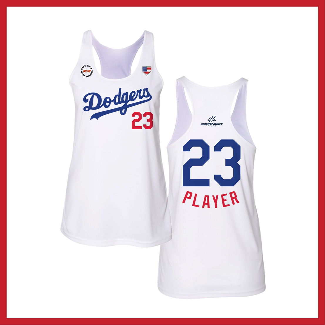 WBYB Spring 2026 Dodgers Women's Tank Top