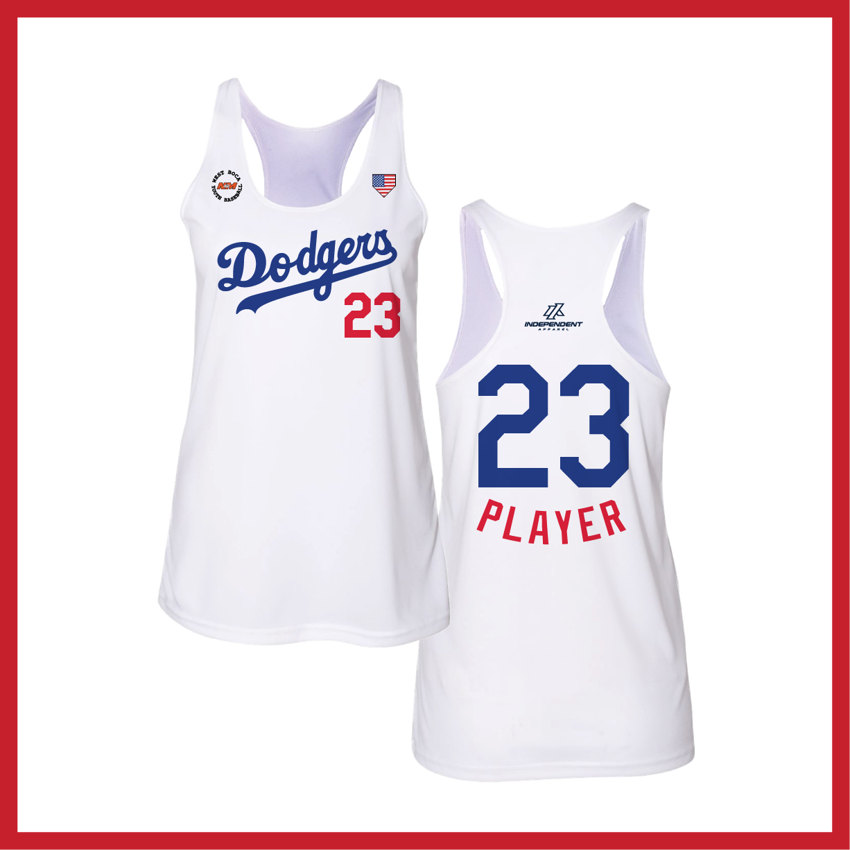 WBYB Spring 2026 Dodgers Women's Tank Top