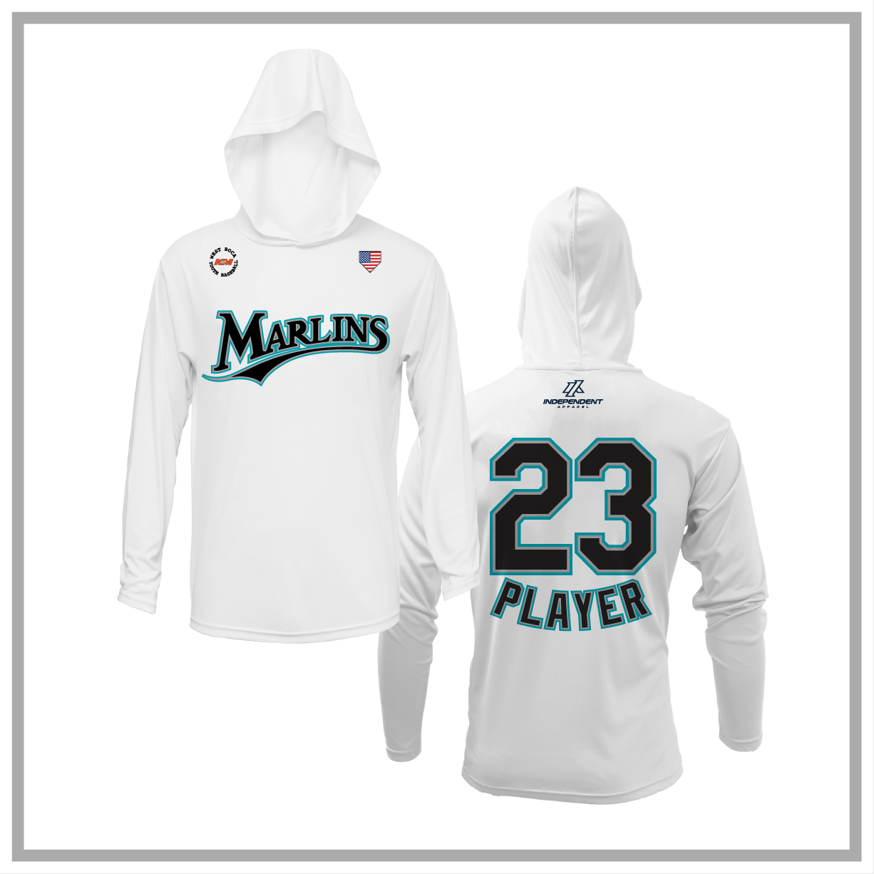 WBYB Spring 2026 Marlins Lightweight Hoodie