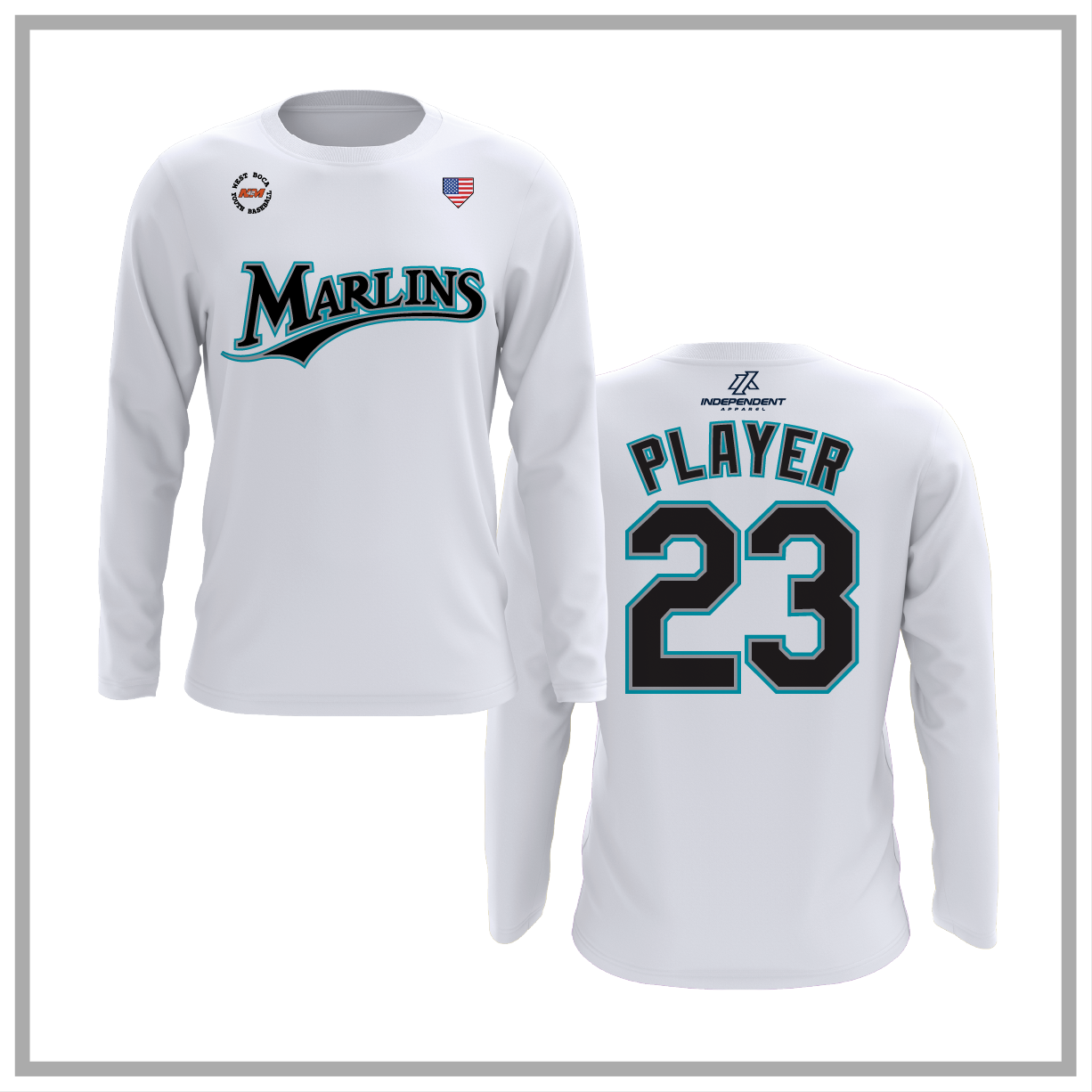 WBYB Spring 2026 Marlins Long Sleeve Shirt