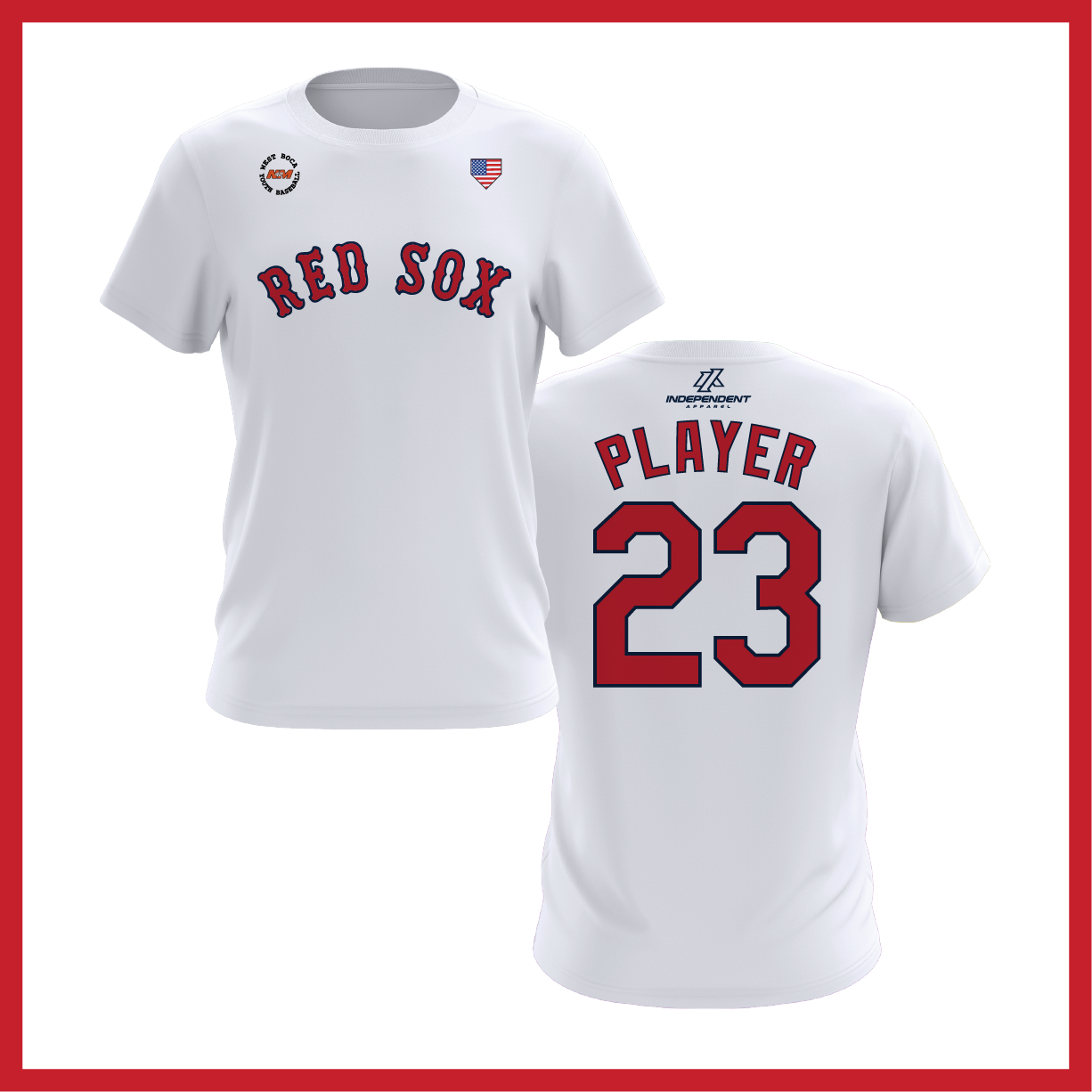 WBYB Spring 2026 Red Sox Short Sleeve Shirt