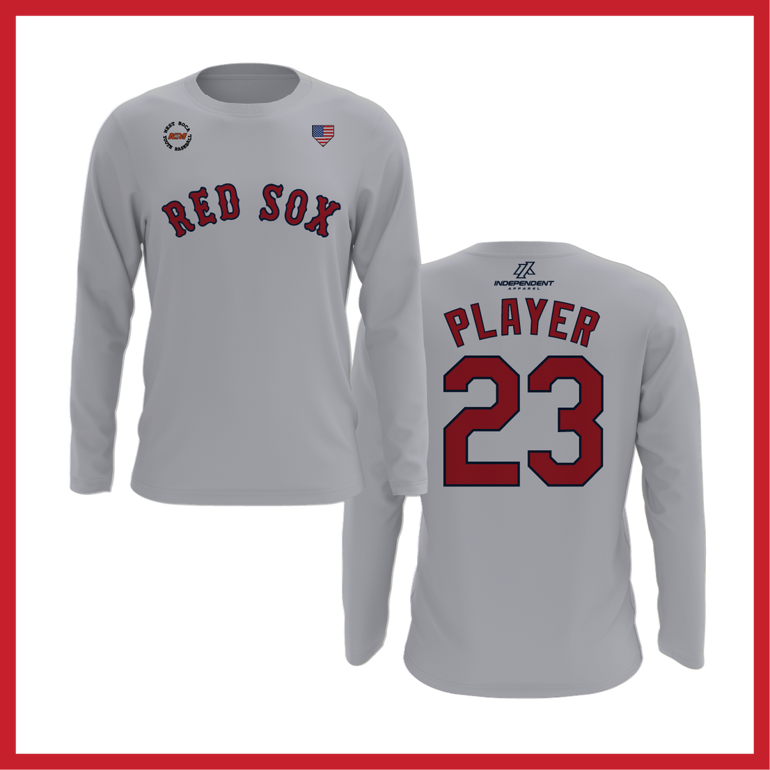 WBYB Spring 2026 Red Sox Long Sleeve Shirt