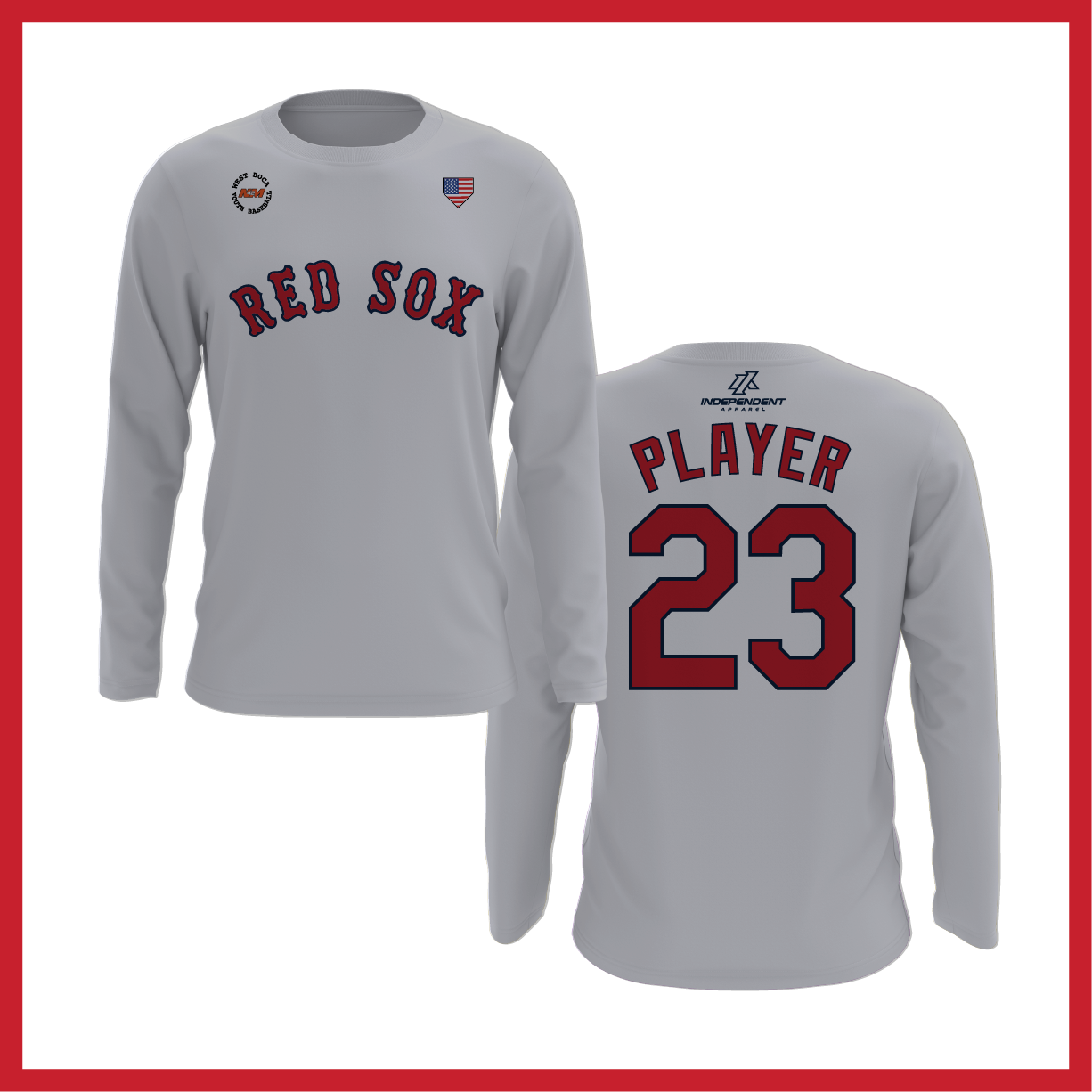 WBYB Spring 2026 Red Sox Long Sleeve Shirt