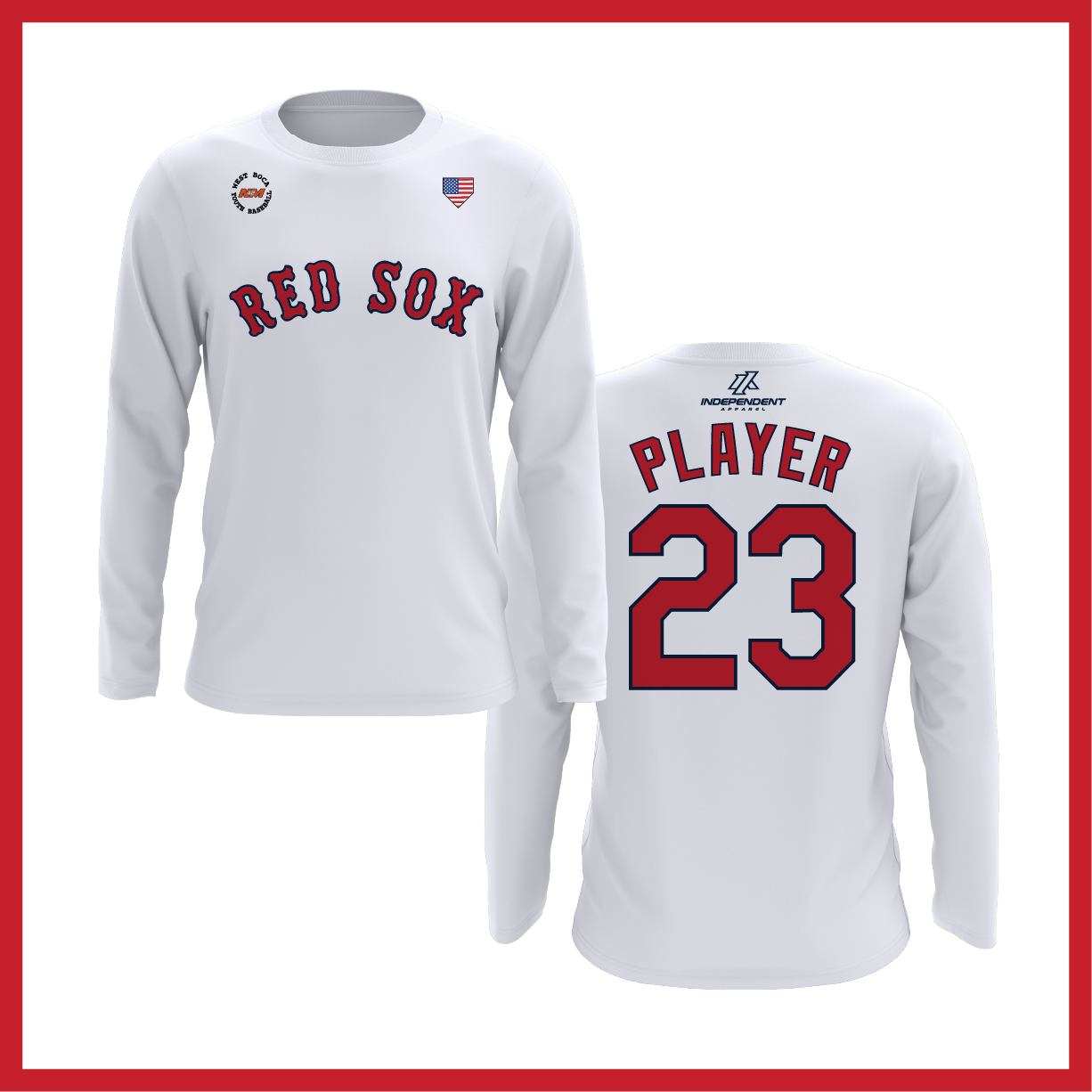 WBYB Spring 2026 Red Sox Long Sleeve Shirt