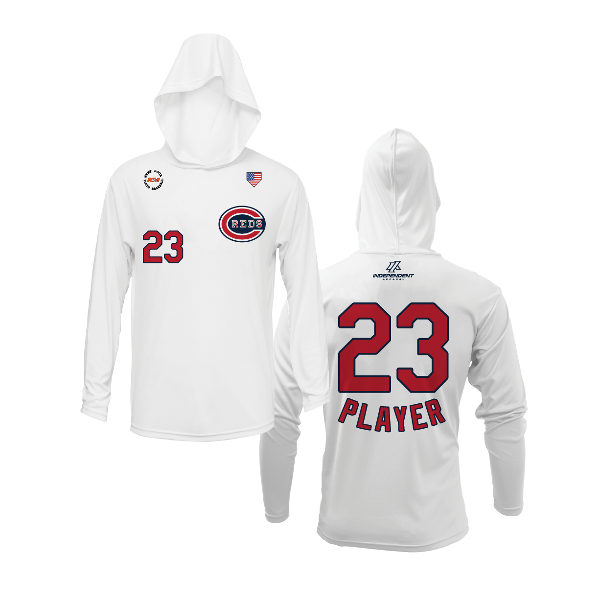 WBYB Spring 2026 Reds Lightweight Hoodie