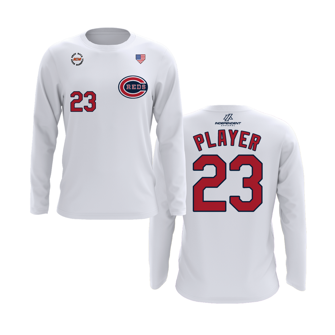 WBYB Spring 2026 Reds Long Sleeve Shirt