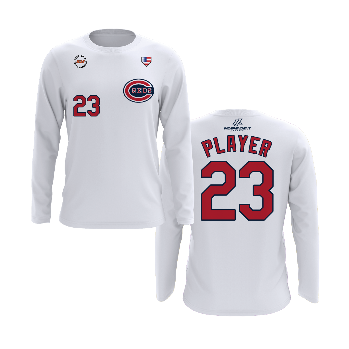 WBYB Spring 2026 Reds Long Sleeve Shirt