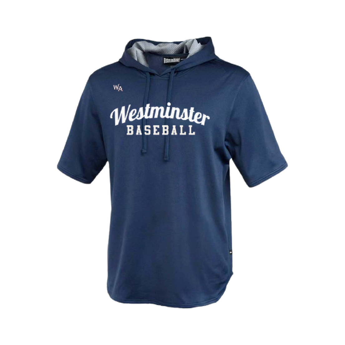 Westminster Baseball Navy Short Sleeve Warmup Hoodie