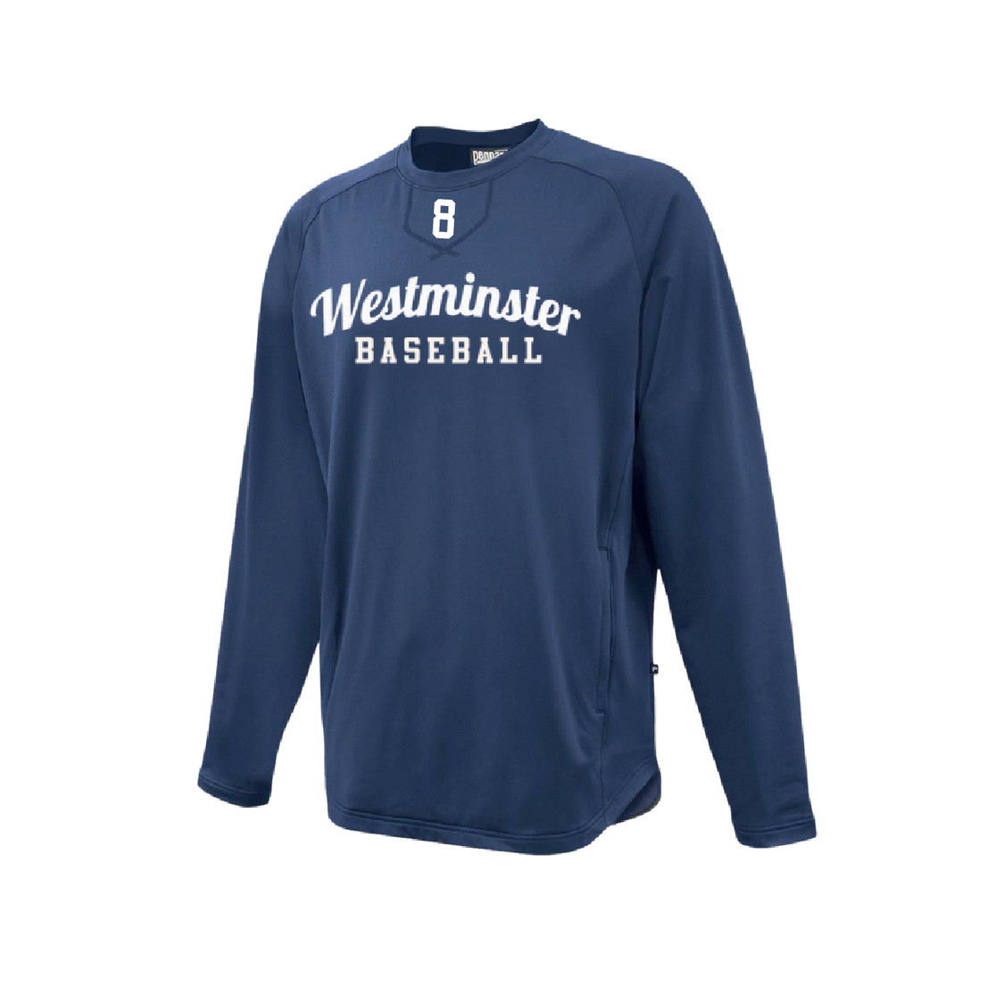 Westminster Baseball Script Logo Long Sleeve Warmup