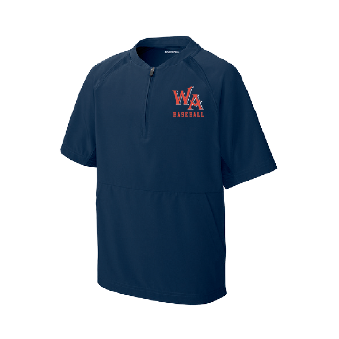 Westminster Baseball WA Logo Short Sleeve Cage Jacket