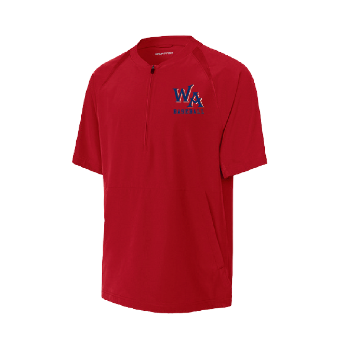 Westminster Baseball WA Logo Short Sleeve Cage Jacket