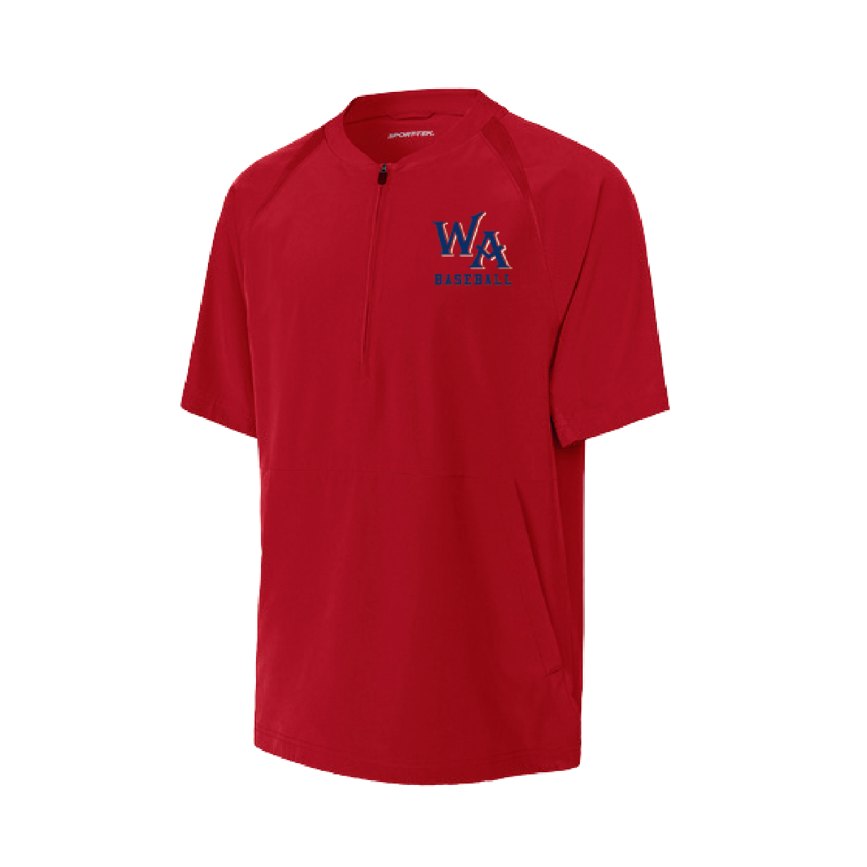 Westminster Baseball WA Logo Short Sleeve Cage Jacket