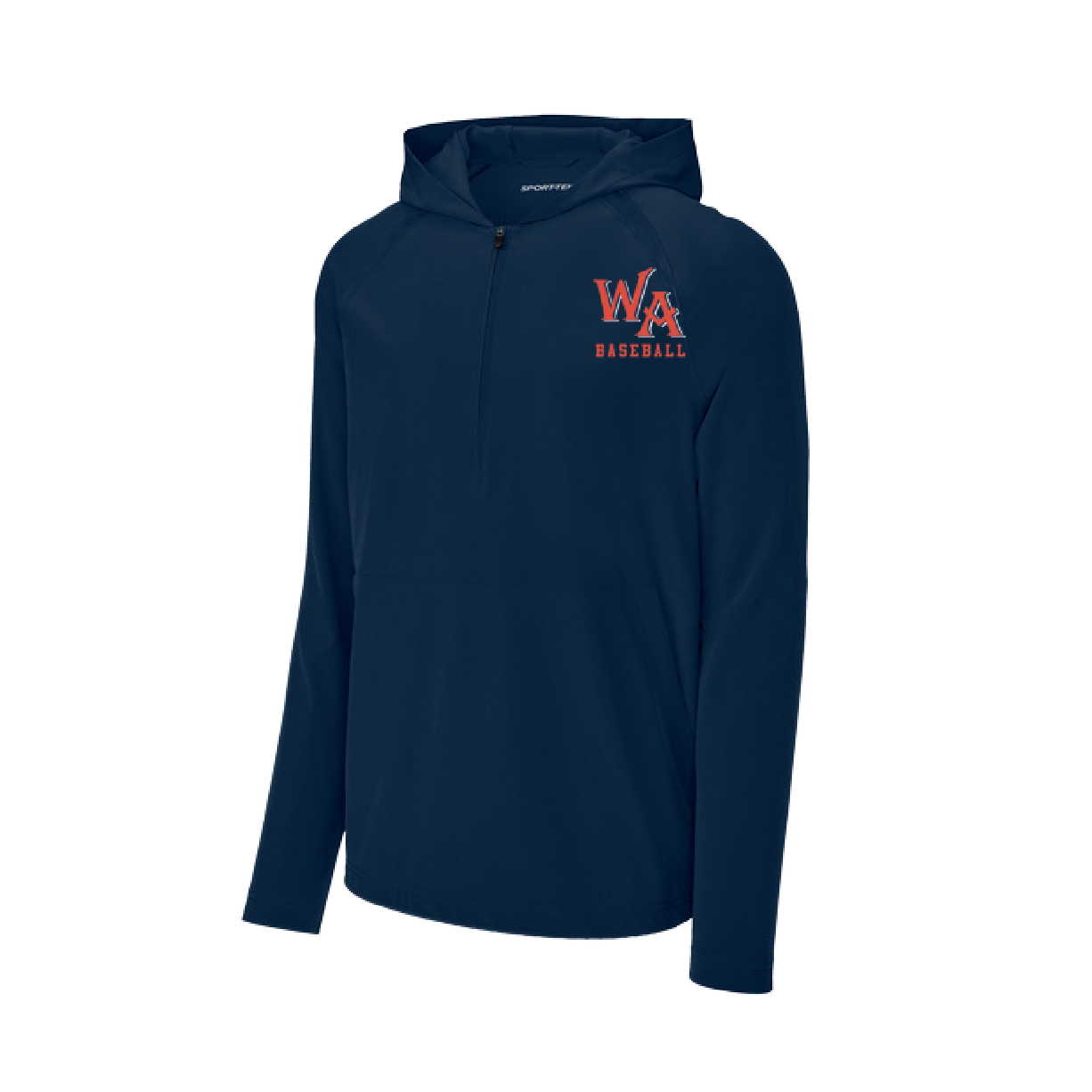 Westminster Baseball WA Logo Hooded Cage Jacket