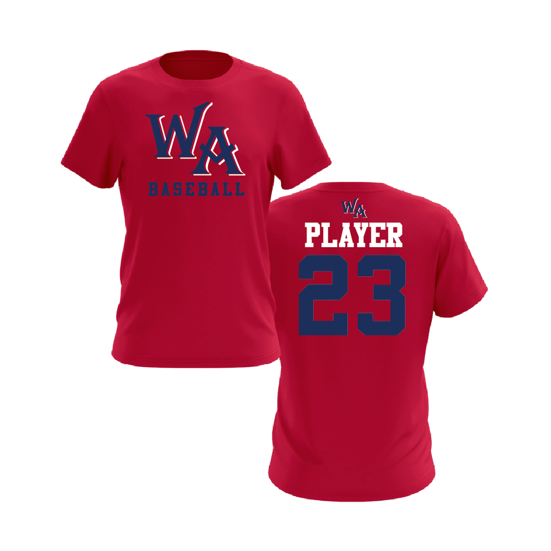 Westminster Baseball WA Logo Short Sleeve Shirt