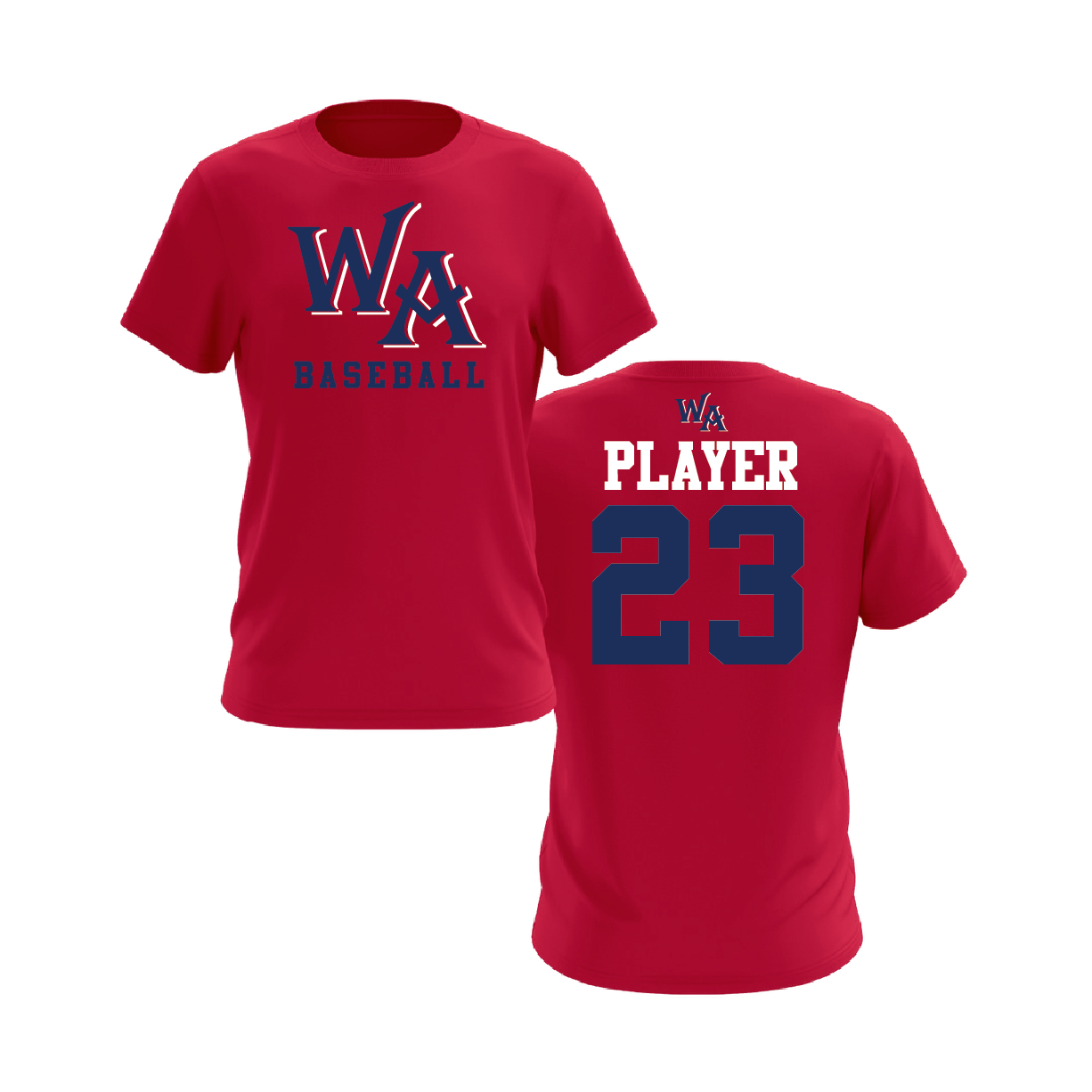Westminster Baseball WA Logo Short Sleeve Shirt