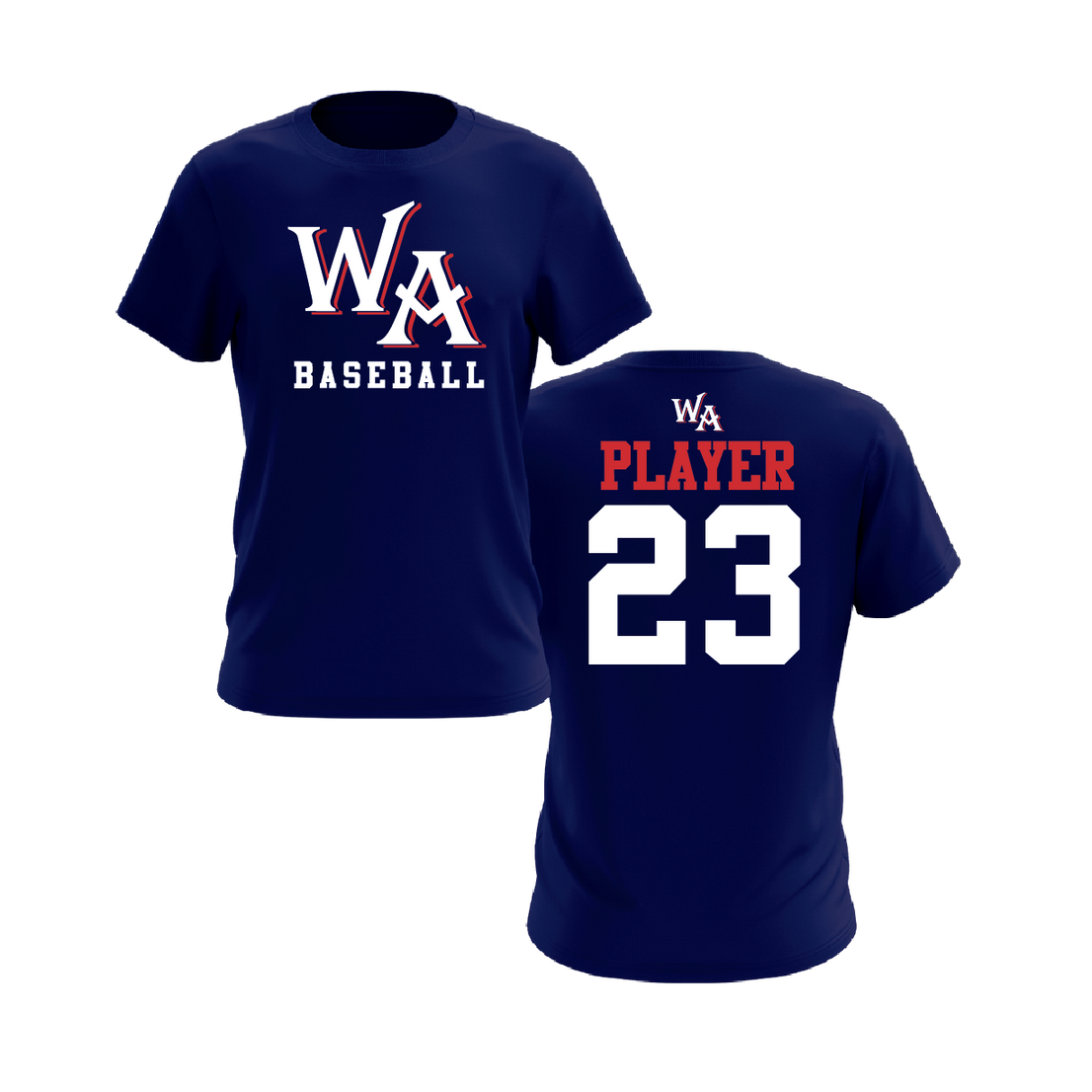 Westminster Baseball WA Logo Short Sleeve Shirt