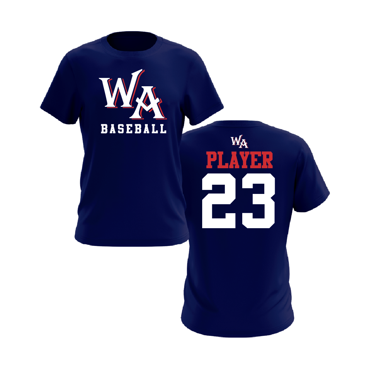 Westminster Baseball WA Logo Short Sleeve Shirt