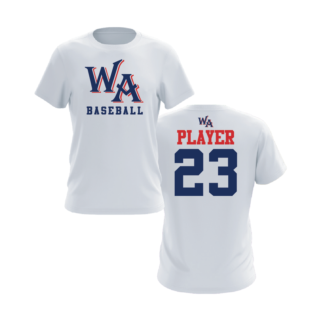 Westminster Baseball WA Logo Short Sleeve Shirt