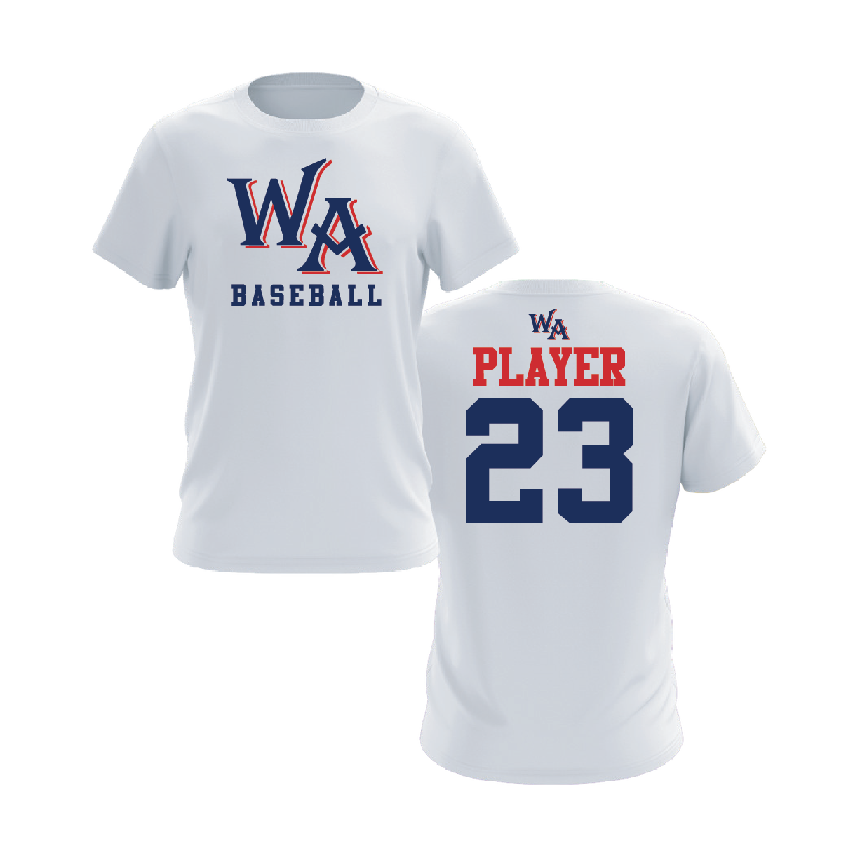 Westminster Baseball WA Logo Short Sleeve Shirt