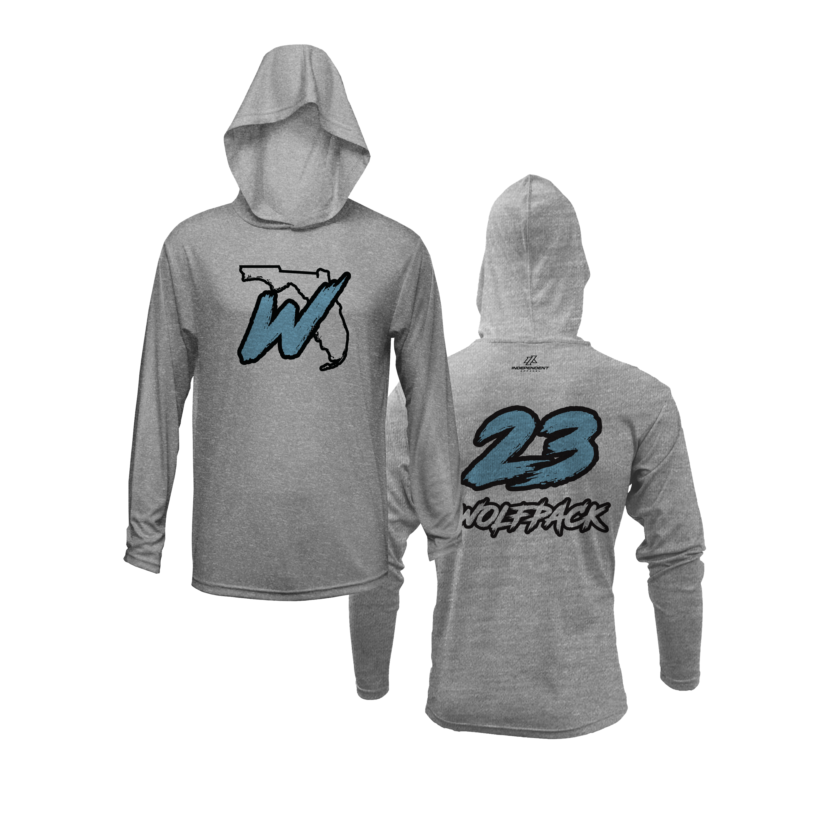 Wolfpack W Logo Lightweight Hoodie