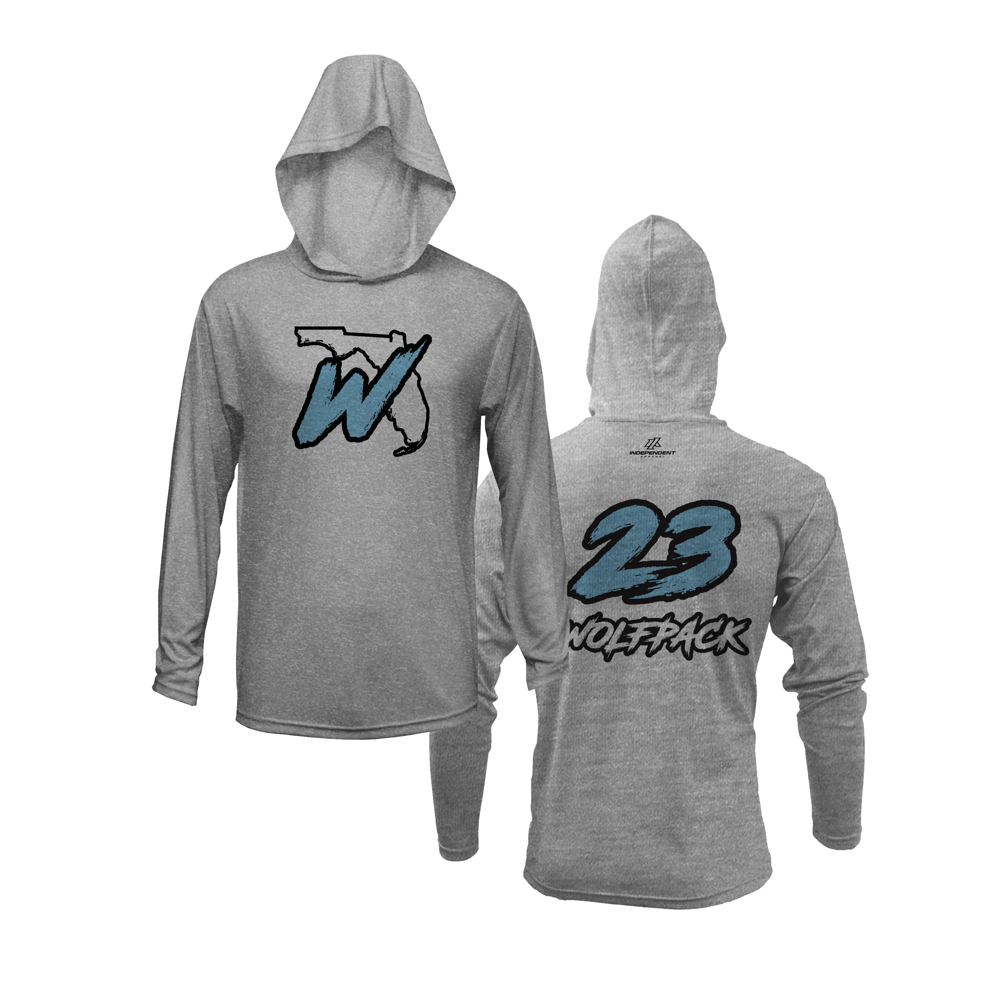 Wolfpack W Logo Lightweight Hoodie