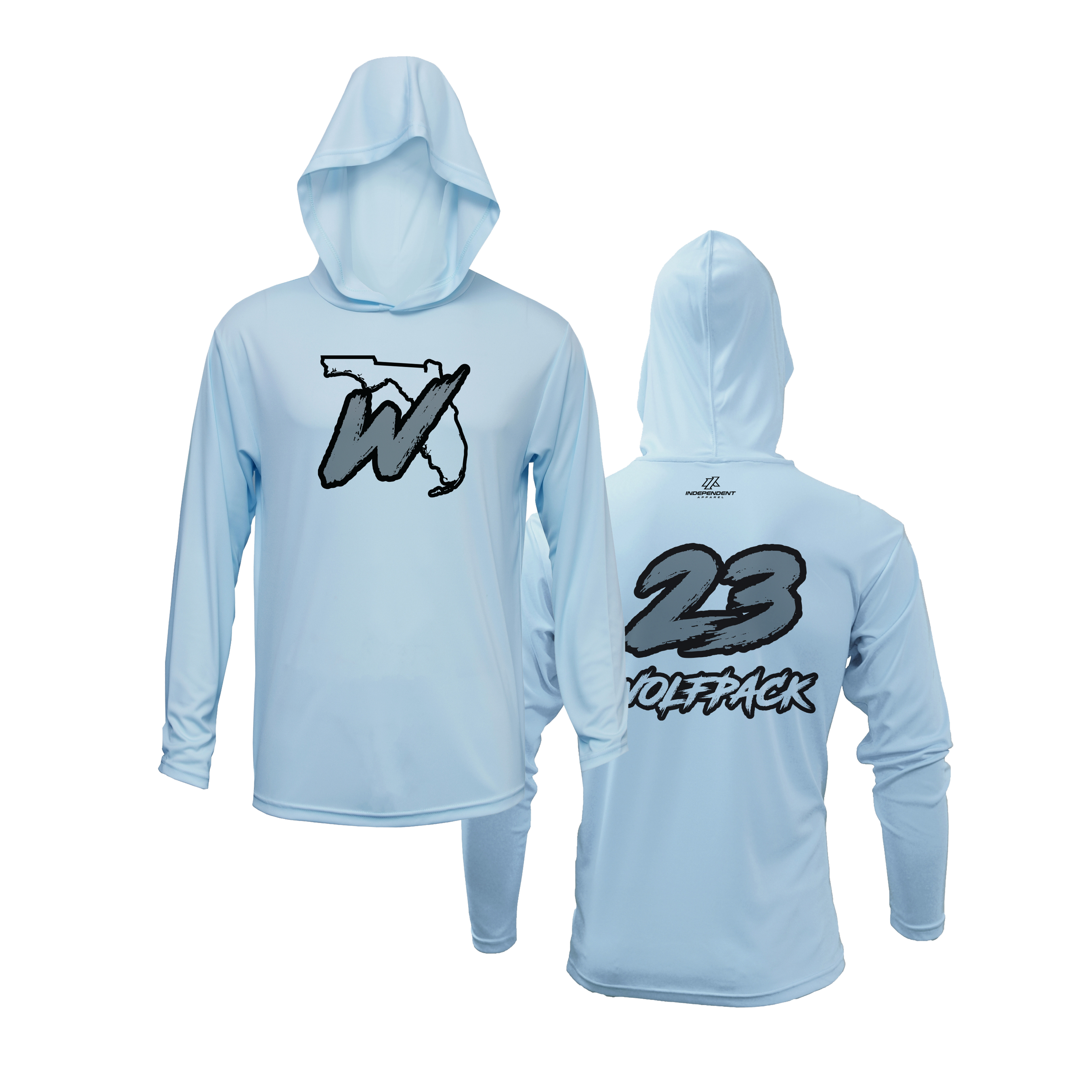 Wolfpack W Logo Lightweight Hoodie