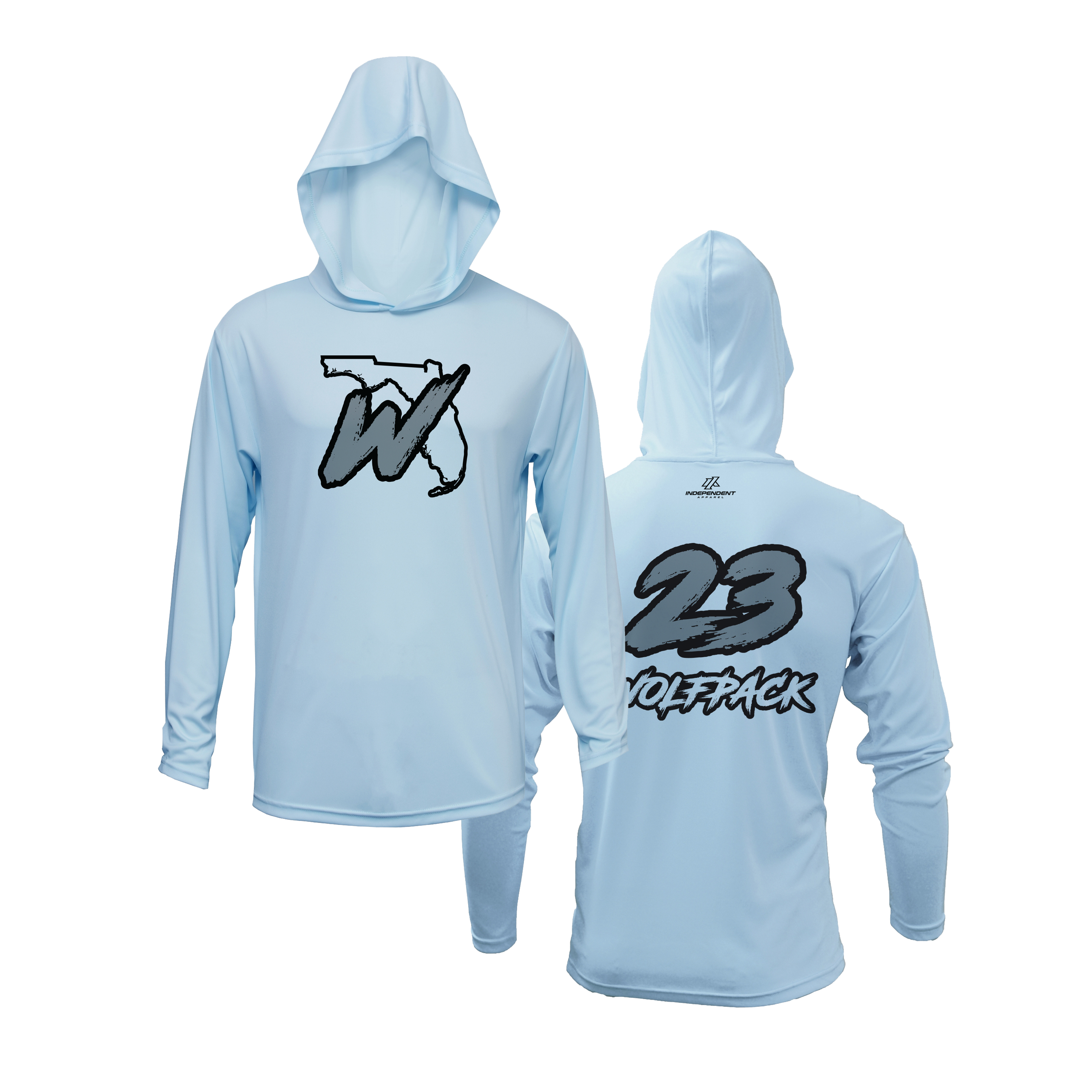 Wolfpack W Logo Lightweight Hoodie