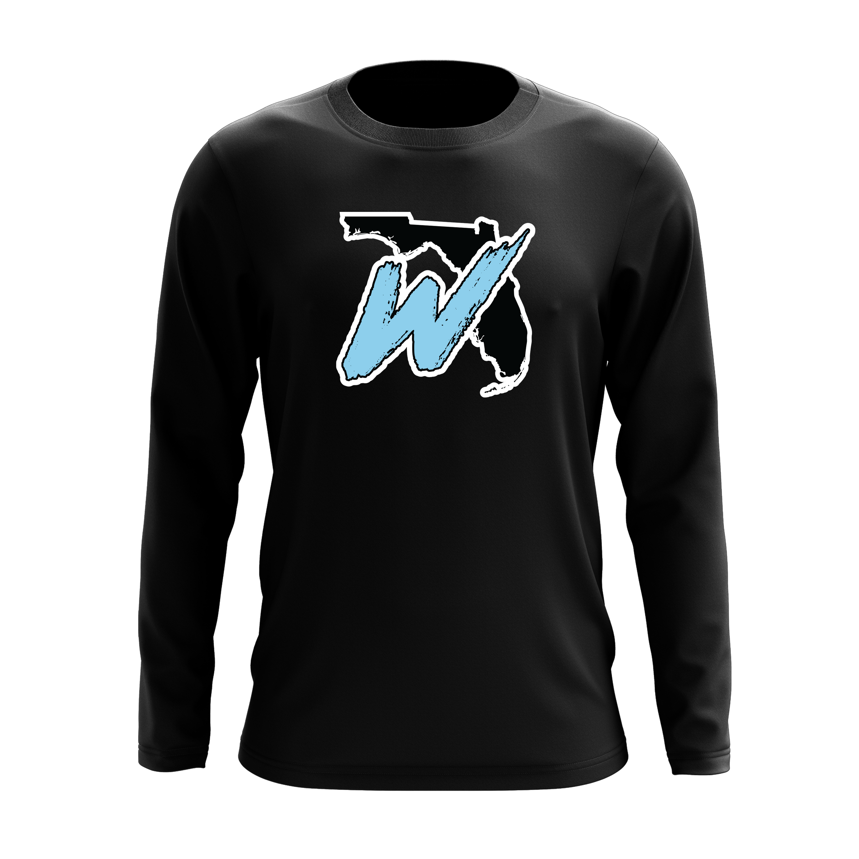 Wolfpack W Logo Black Long Sleeve Shirt