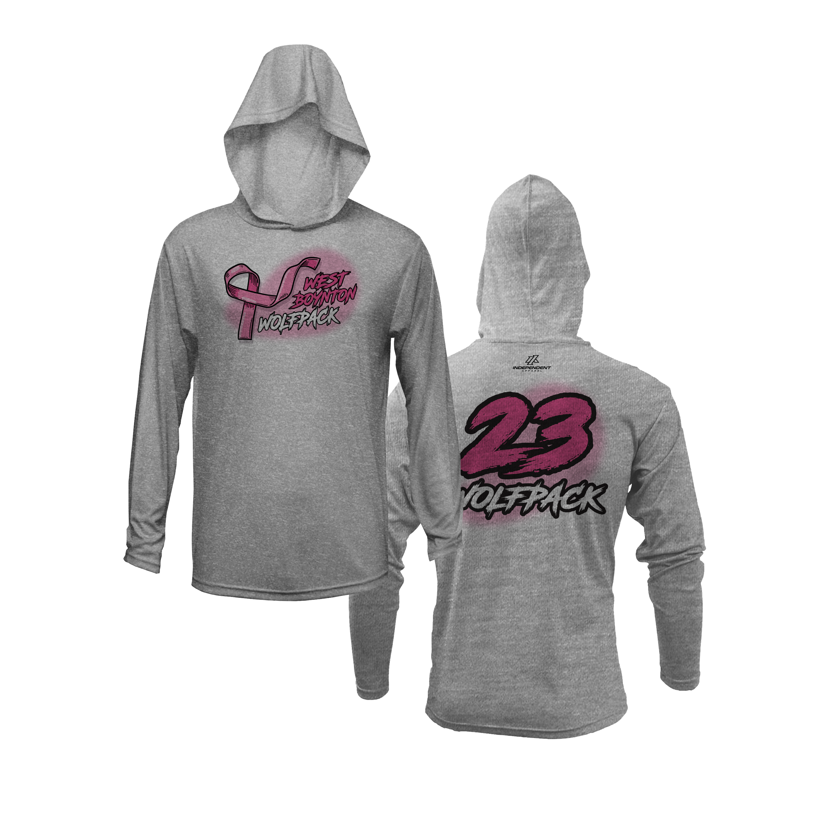 Wolfpack BCA Ribbon Logo Lightweight Hoodie