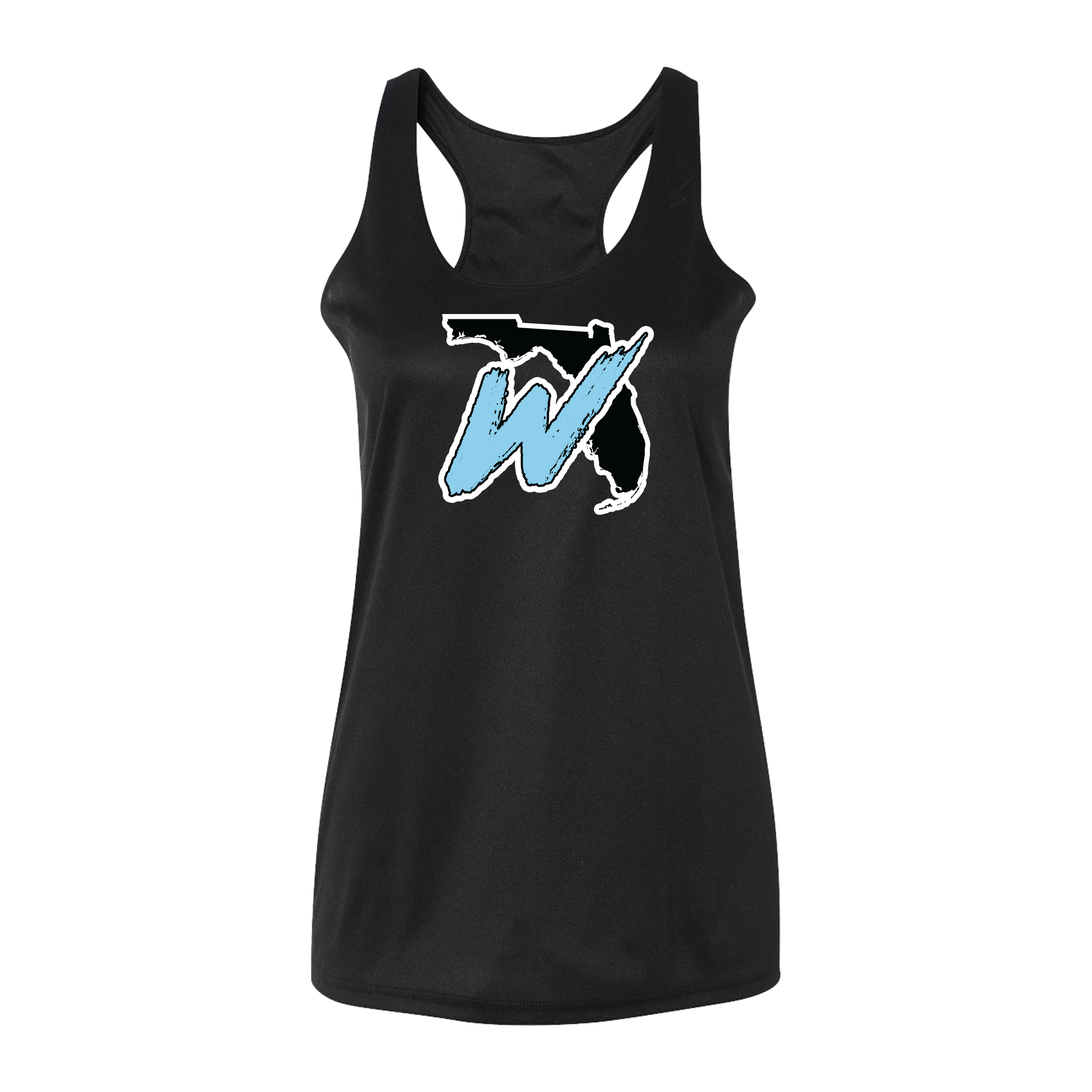 Wolfpack W Logo Women's Black Tank Top