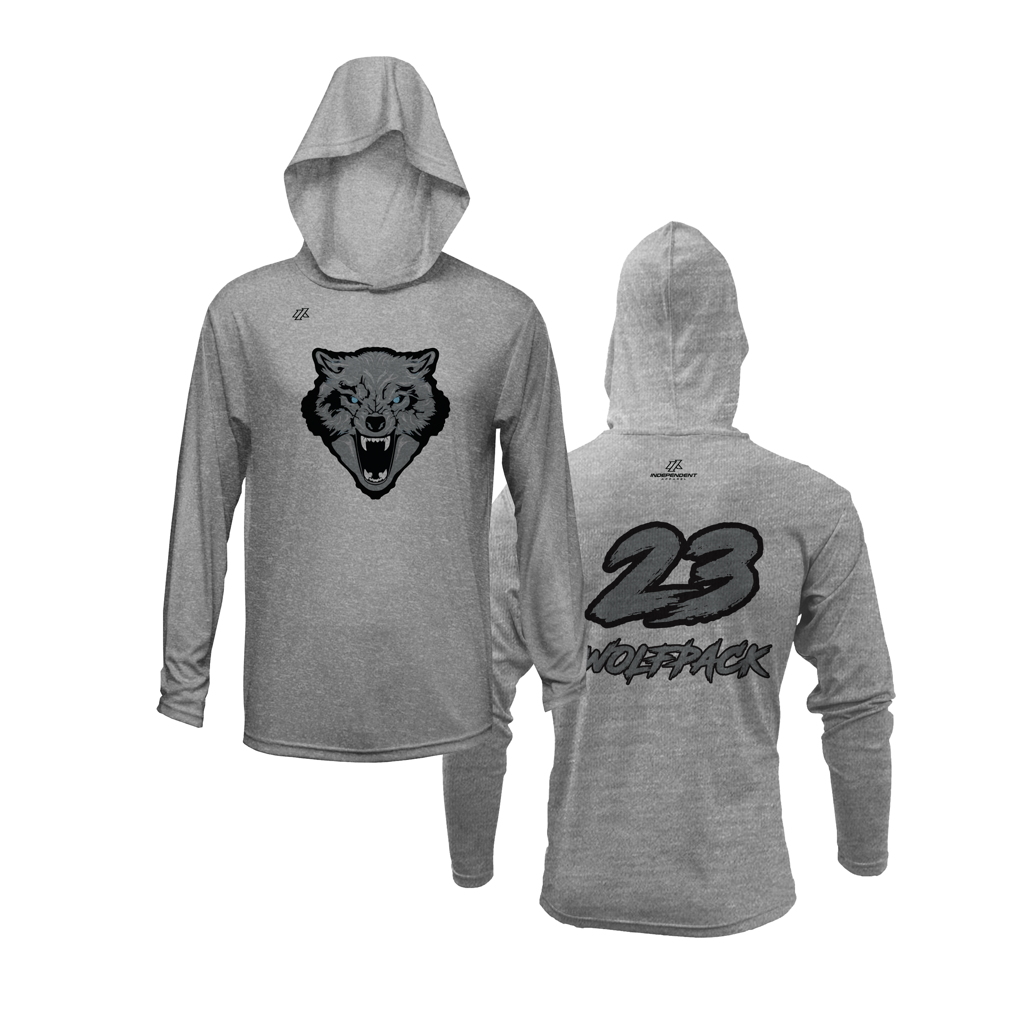 Wolfpack Wolf Logo Lightweight Hoodie