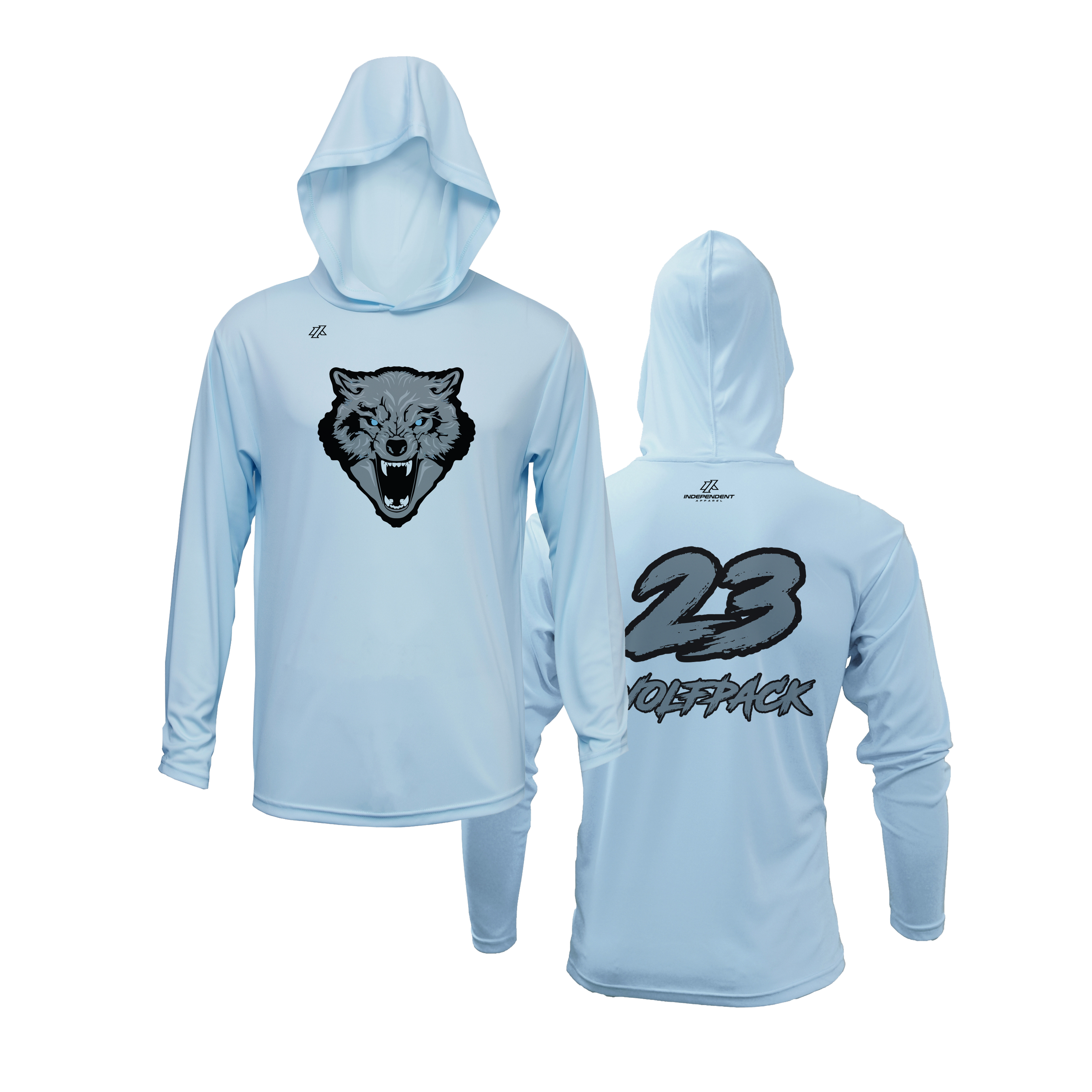 Wolfpack Wolf Logo Lightweight Hoodie