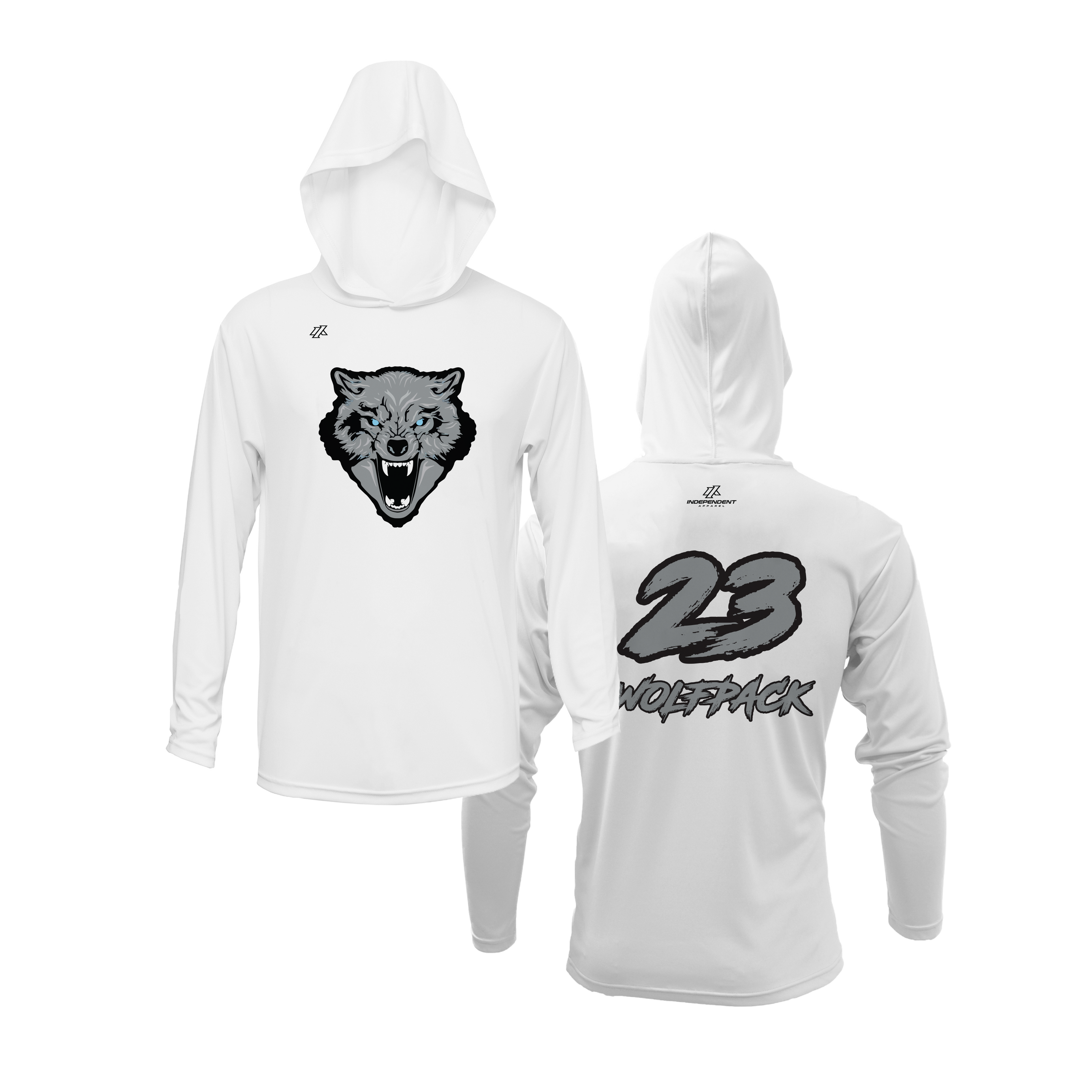 Wolfpack Wolf Logo Lightweight Hoodie