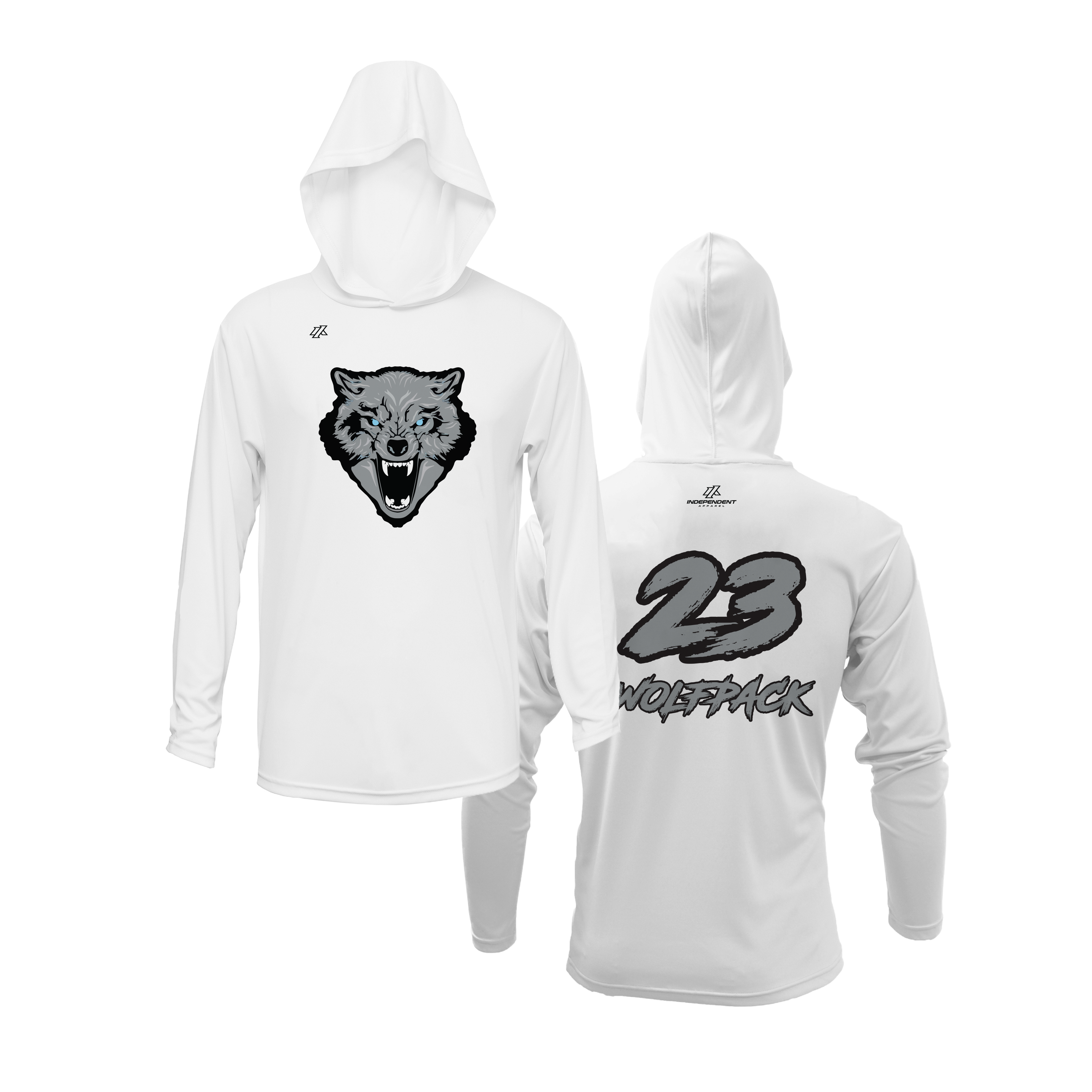 Wolfpack Wolf Logo Lightweight Hoodie
