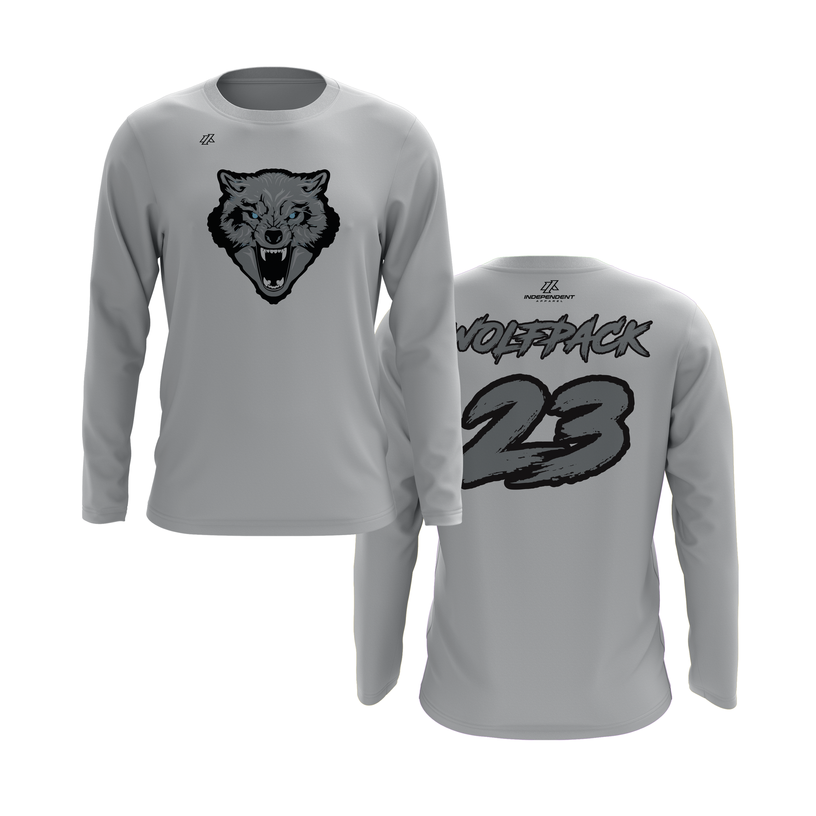 Wolfpack Wolf Logo Long Sleeve Shirt