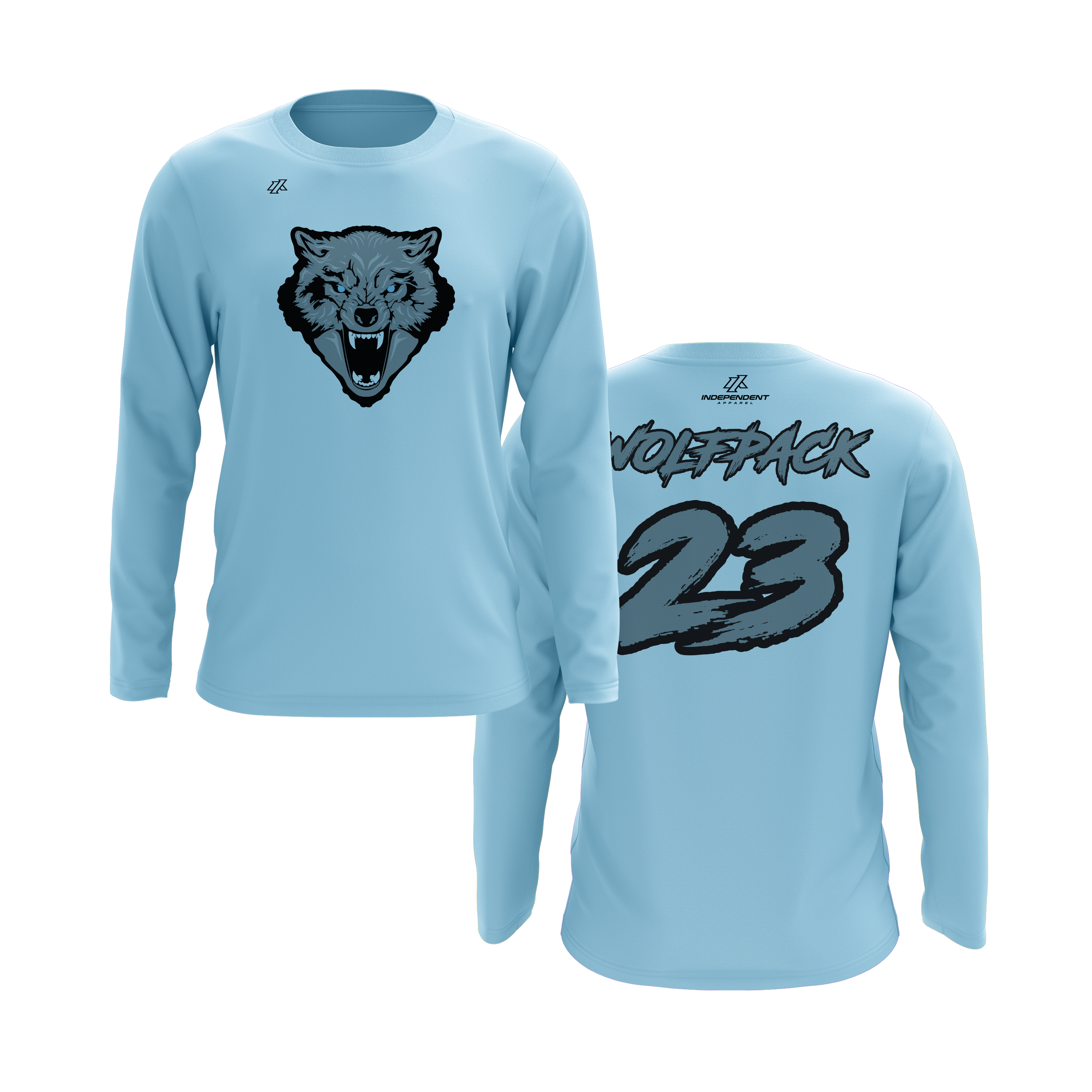 Wolfpack Wolf Logo Long Sleeve Shirt