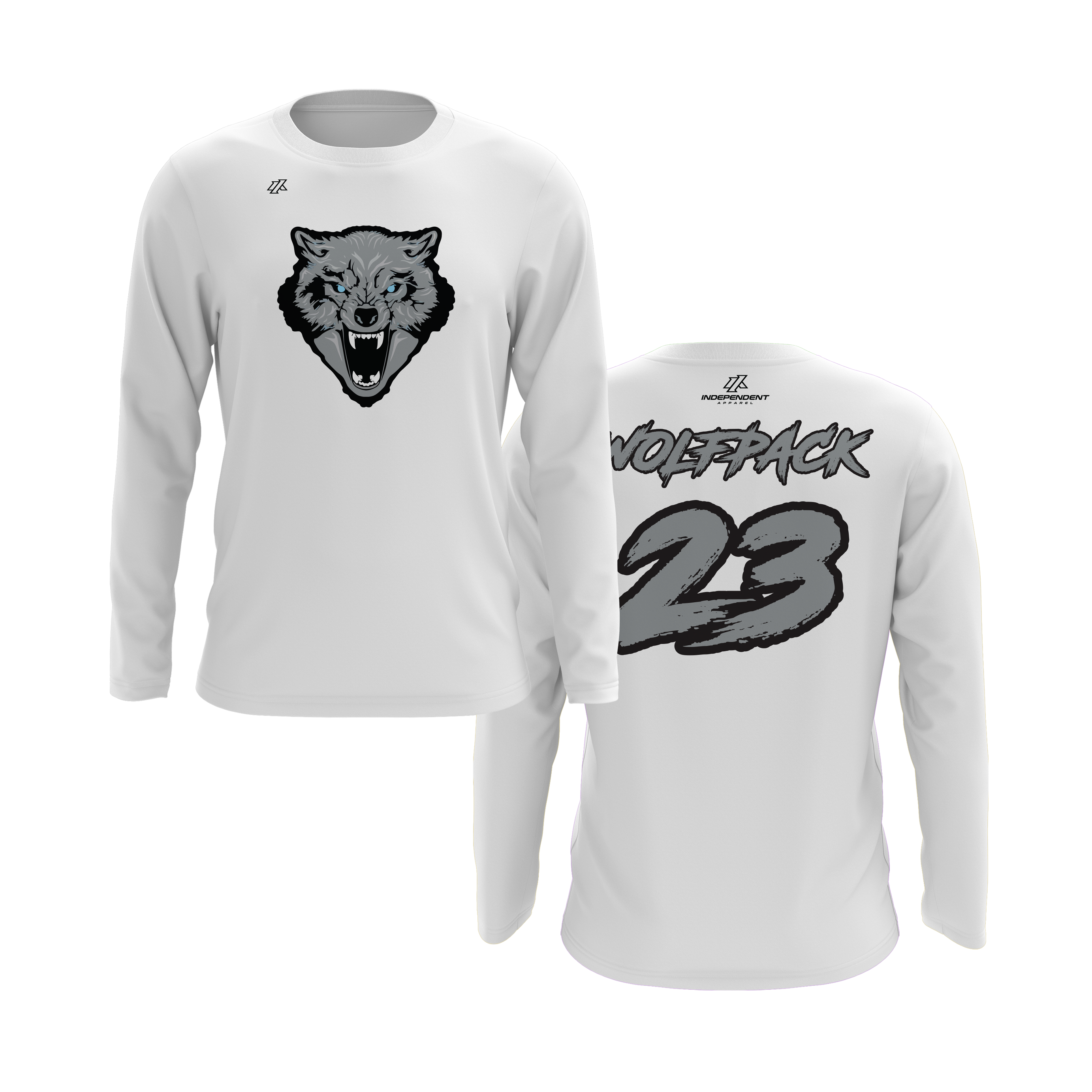 Wolfpack Wolf Logo Long Sleeve Shirt