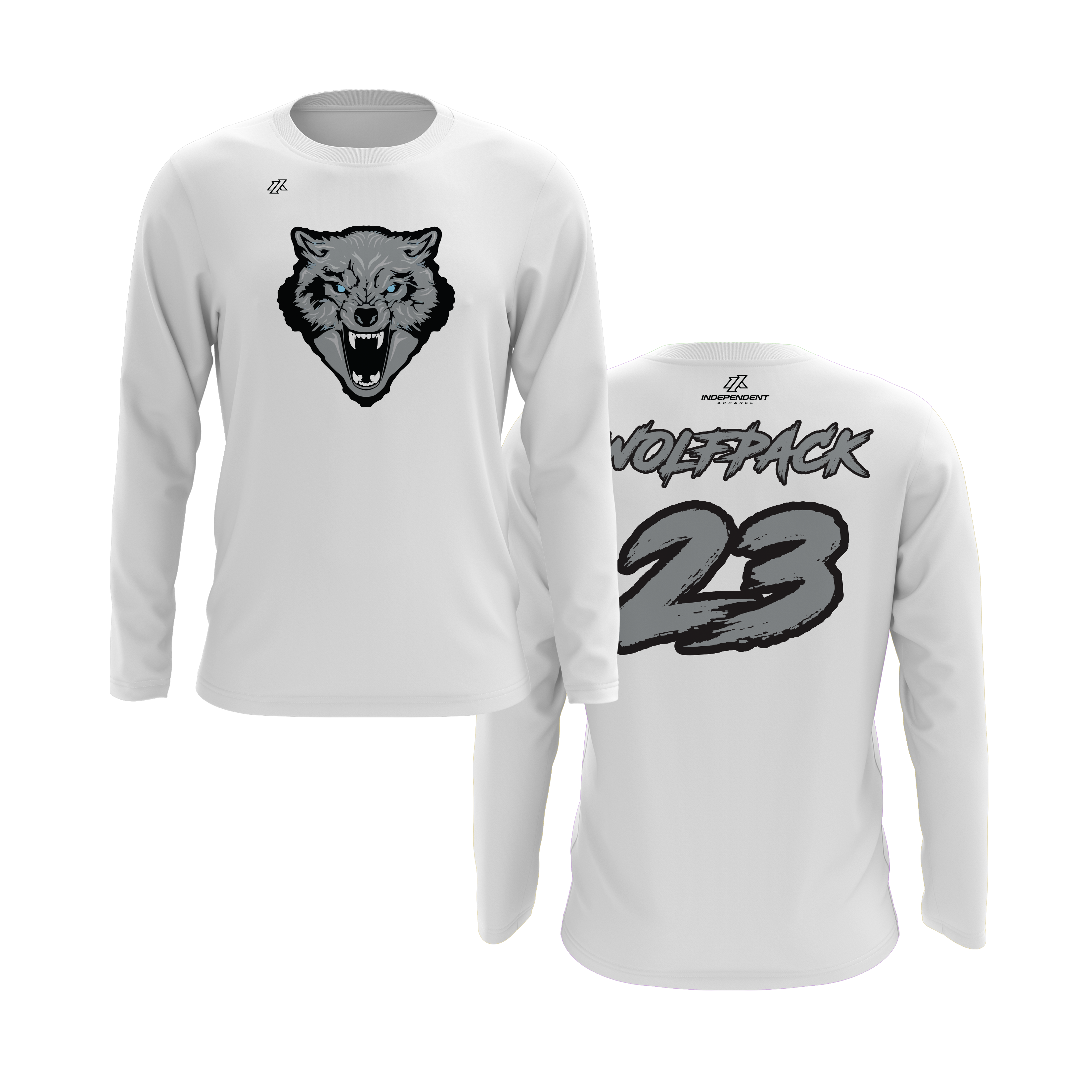 Wolfpack Wolf Logo Long Sleeve Shirt