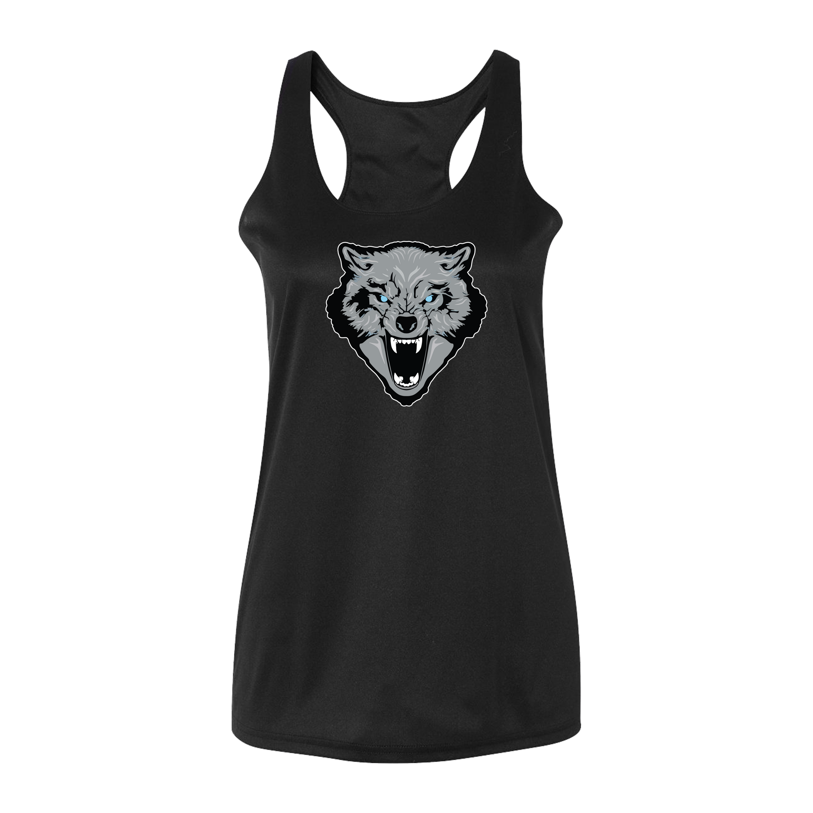 Wolfpack Wolf Logo Women's Black Tank Top